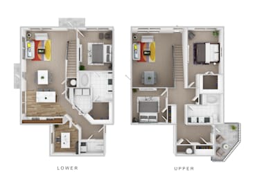 The Atlanta Floor Plan at Century Cedar Hill, Texas
